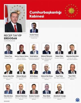 Cumhurbaşkanı Erdoğan ‘Yeni Kabine’yi açıkladı!
